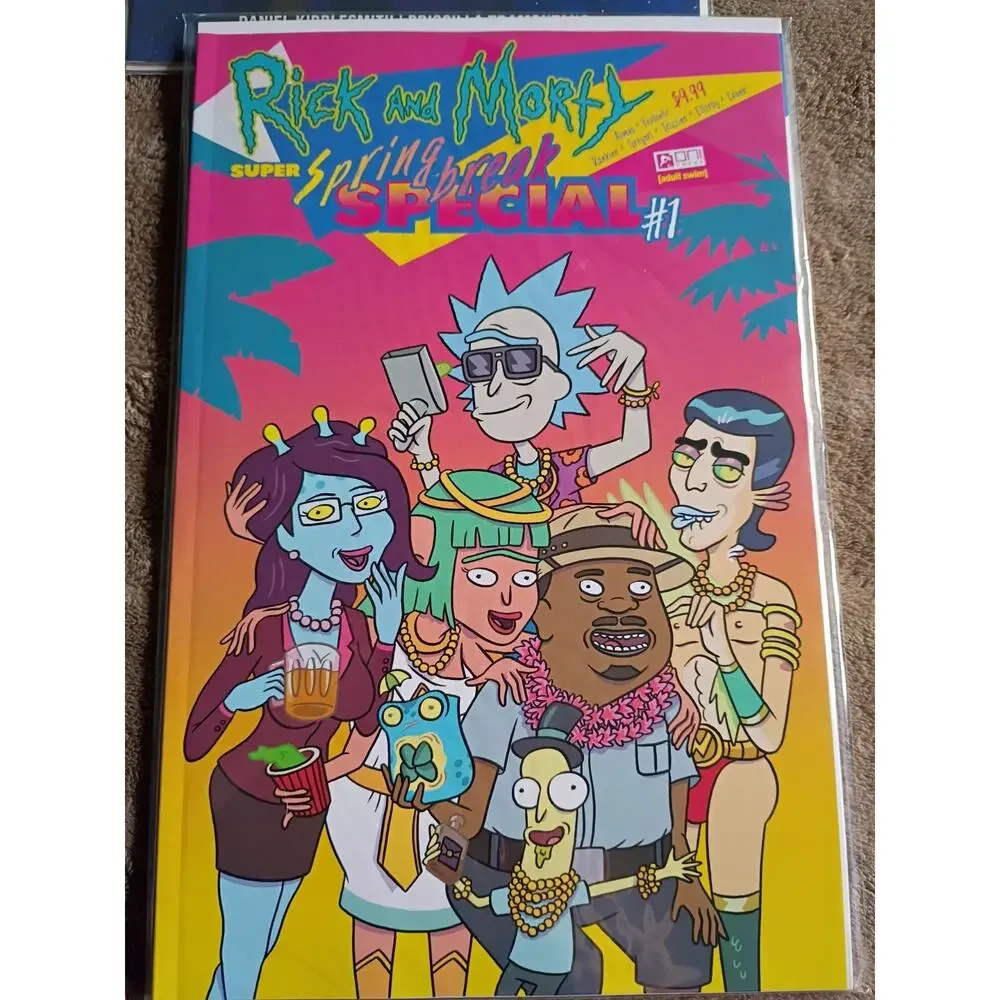 RICK AND MORTY 4 Issue Lot NM Spring Break Sherlock Fricky Friday Meseeks Nm